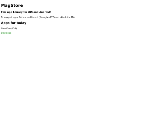 magstore-home screenshot