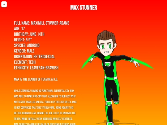 Characters/max screenshot