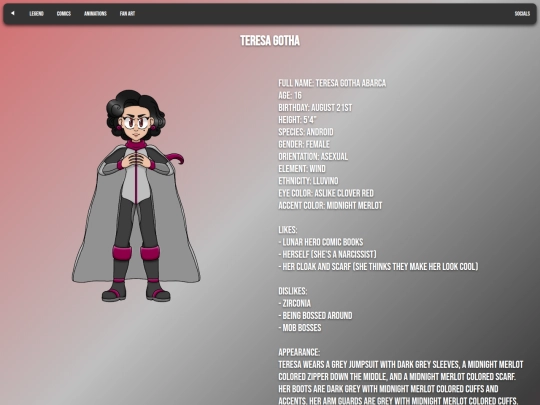 Characters/teresa screenshot