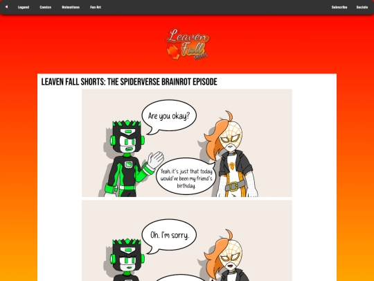 Comics/LFShortsSP3 screenshot