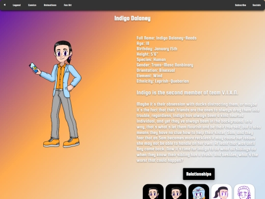 Galleries/Indigo_Gallery screenshot