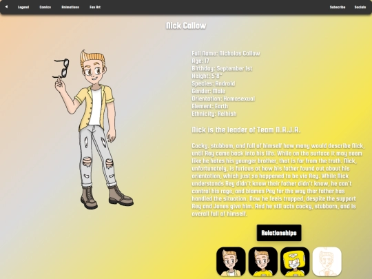 Galleries/Nick_Gallery screenshot