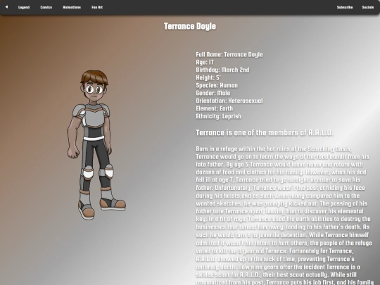 Galleries/Terrance_Gallery screenshot