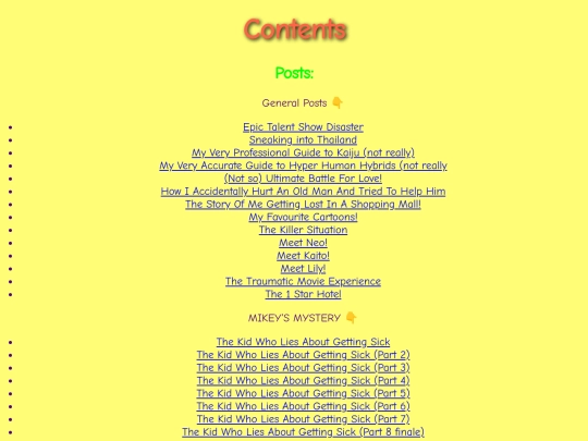 contents screenshot