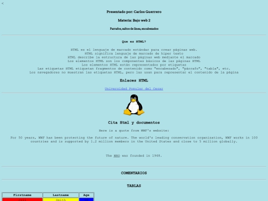 Taller 01 Marzo screenshot