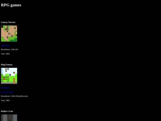 j2me/rpg screenshot