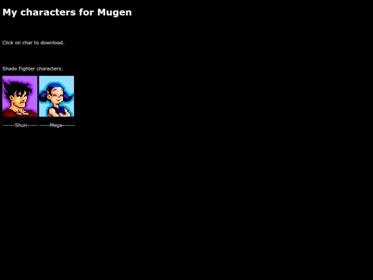mugenchar screenshot