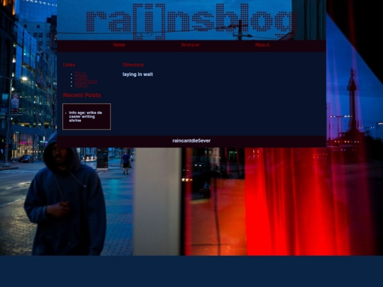 blog/home screenshot