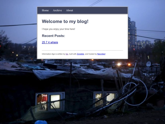 blog screenshot