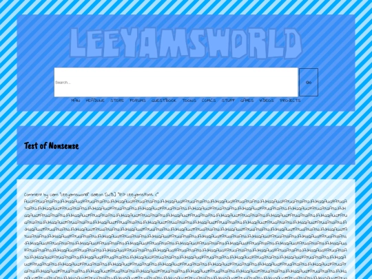 test screenshot
