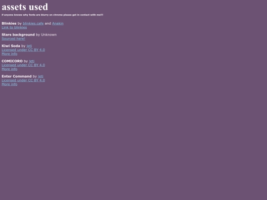 credits screenshot