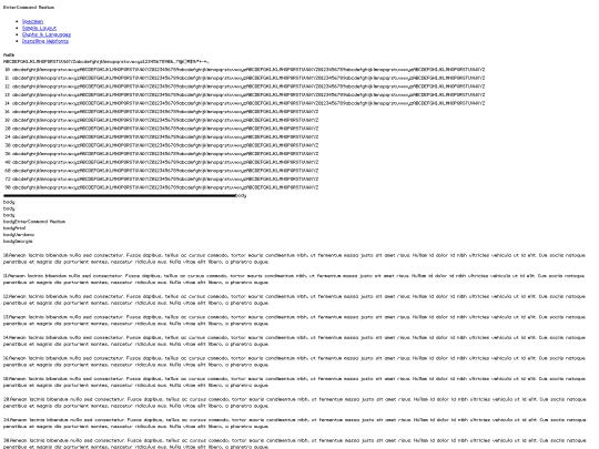 webfonts/entercommand-demo screenshot