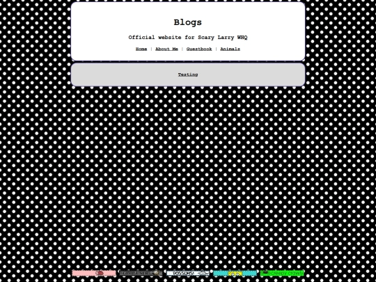 blog screenshot