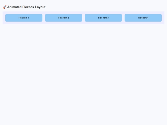 animation and grid and flex screenshot