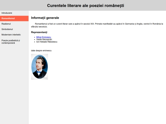 atestat/romantism screenshot