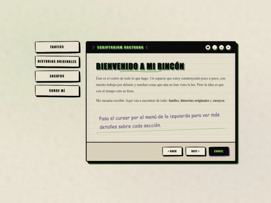 index screenshot