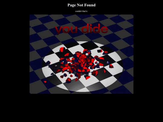not_found screenshot