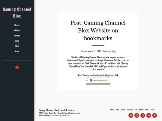 blog/09-Gaming-Channel-Blox-Website-on-Bookmarks screenshot