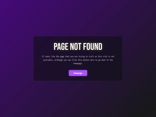 not_found screenshot