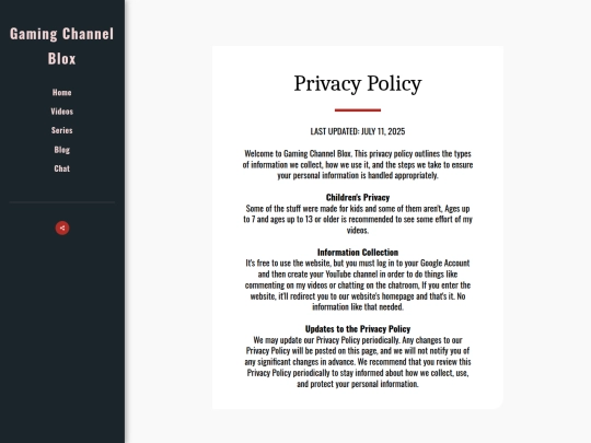 privacy-policy screenshot
