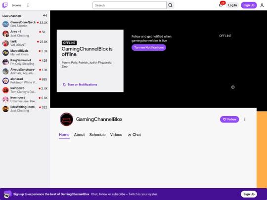 redirect/Gaming-Channel-Blox-on-Twitch screenshot