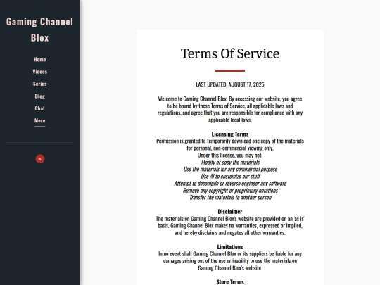 terms-of-service screenshot