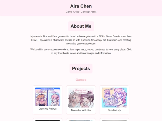 portfolio screenshot