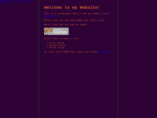 index screenshot