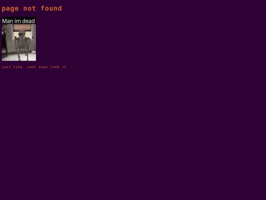 not_found screenshot