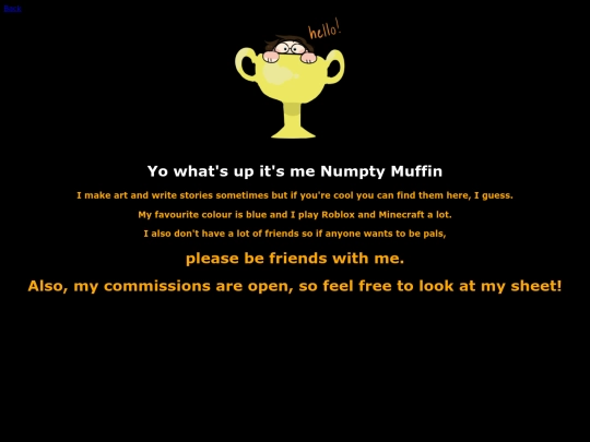 info screenshot