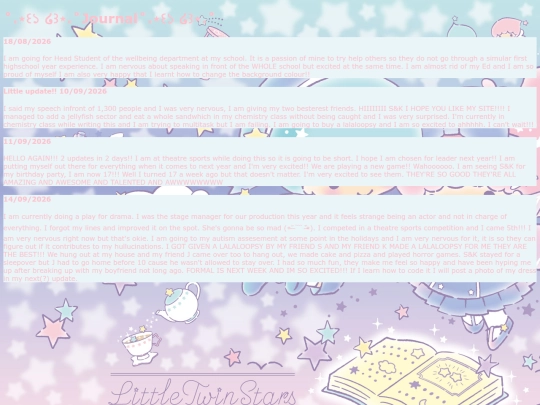 journal screenshot