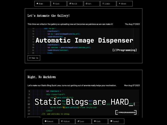 blog screenshot