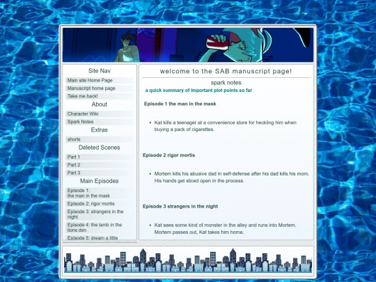 manuscript/sparknotes screenshot