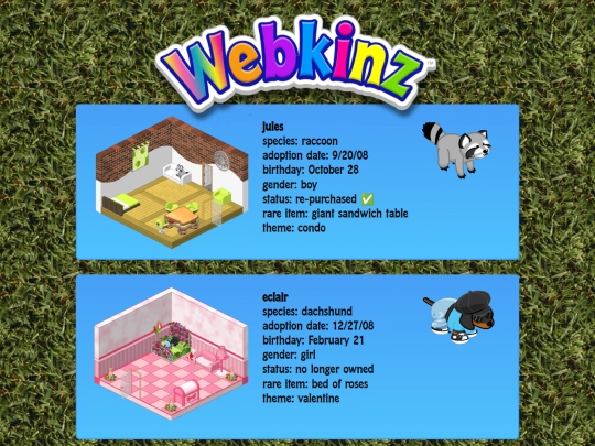 webkinz screenshot