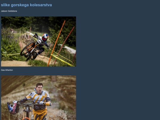 slikegorskegakolesarstva screenshot