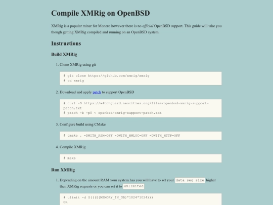 20191227-compile-xmrig-on-openbsd screenshot