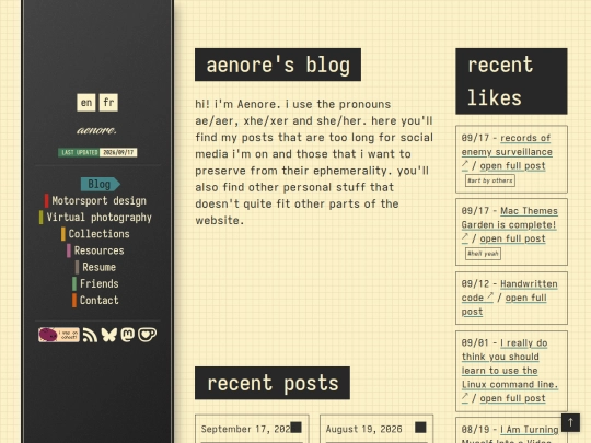blog screenshot