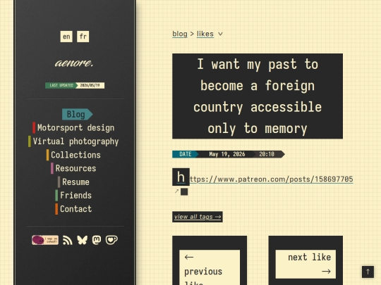 blog/likes/202605192010-i-want-my-past-to-become-a-foreign-country-acce screenshot