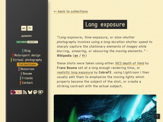 collections/longexposure screenshot