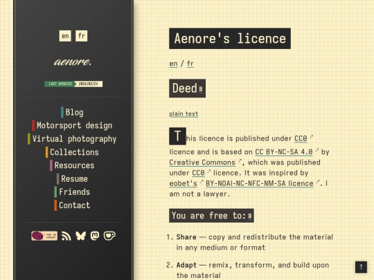 licence screenshot
