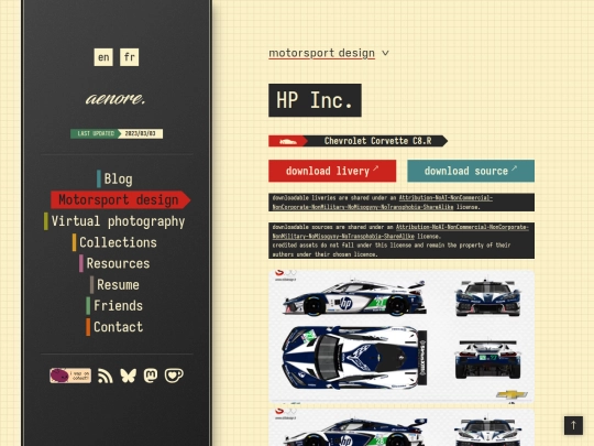 liveries/corvettec8rhp screenshot