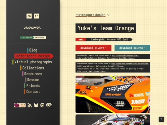 liveries/lambohuracanteamorange screenshot