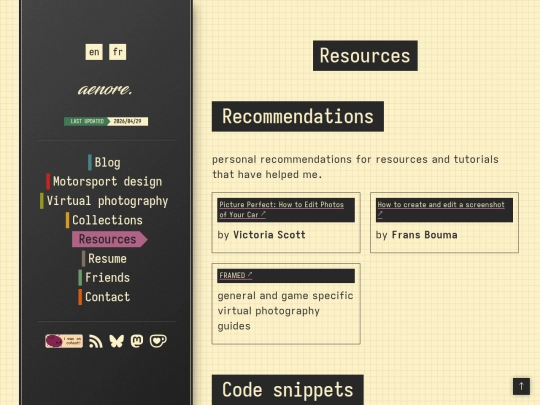 resources screenshot