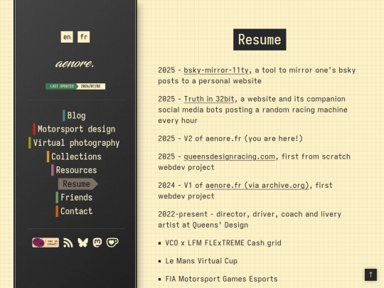 resume screenshot