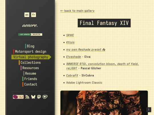 virtualphoto/ffxiv/nsfw screenshot
