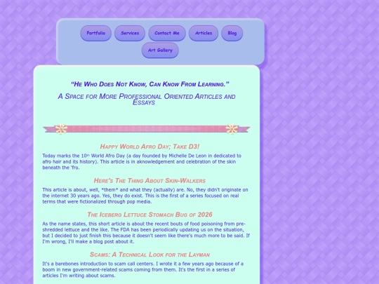 articles screenshot