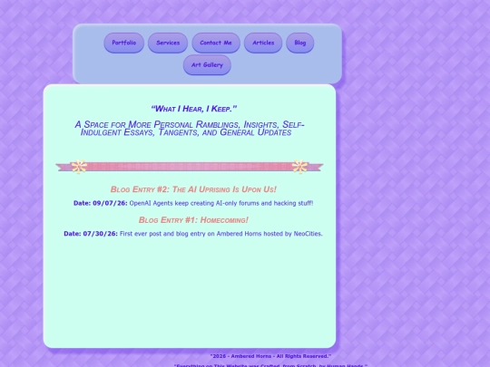 blog screenshot