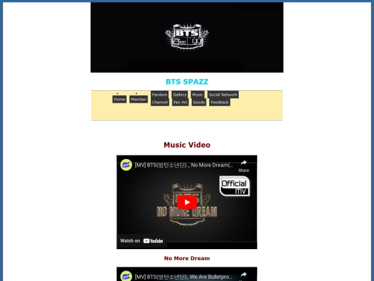 BTS HTML MUSIC VIDEO/Music video screenshot