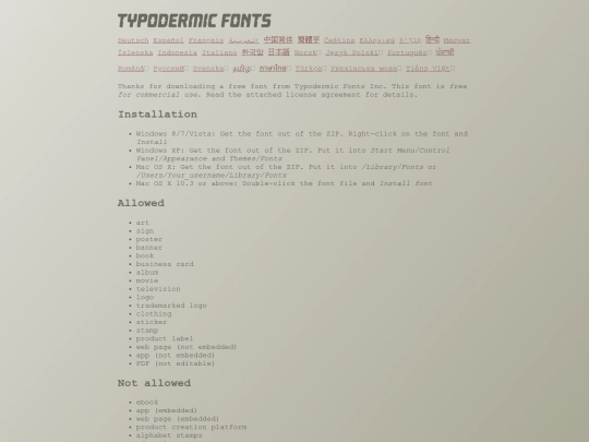 eCollegeAcademy/fonts/ethnocentric/read-this screenshot