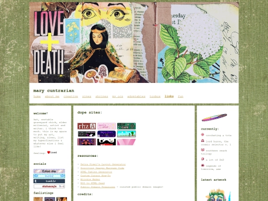 links screenshot
